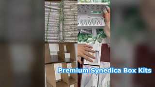 Coffret Synedica avec stylos verts, cartouches de 3 ml, 12 aiguilles et notices